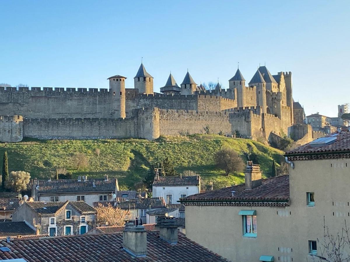 Demeure Saint Louis Historic Manor, City 700M, Parking,A C,Clim,Wifi, Heated Pool, City View Каркассонн Екстер'єр фото