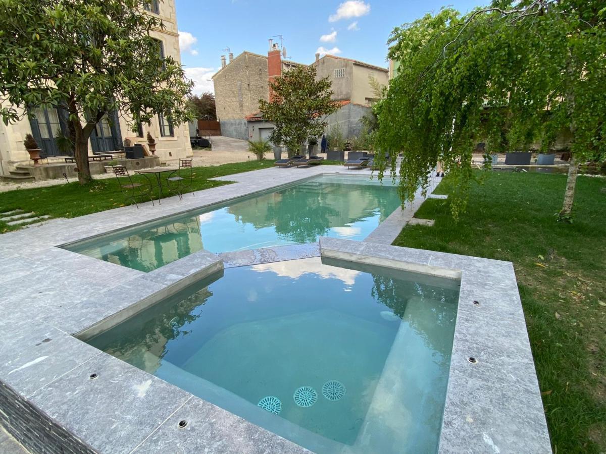 Demeure Saint Louis Historic Manor, City 700M, Parking,A C,Clim,Wifi, Heated Pool, City View Каркассонн Екстер'єр фото