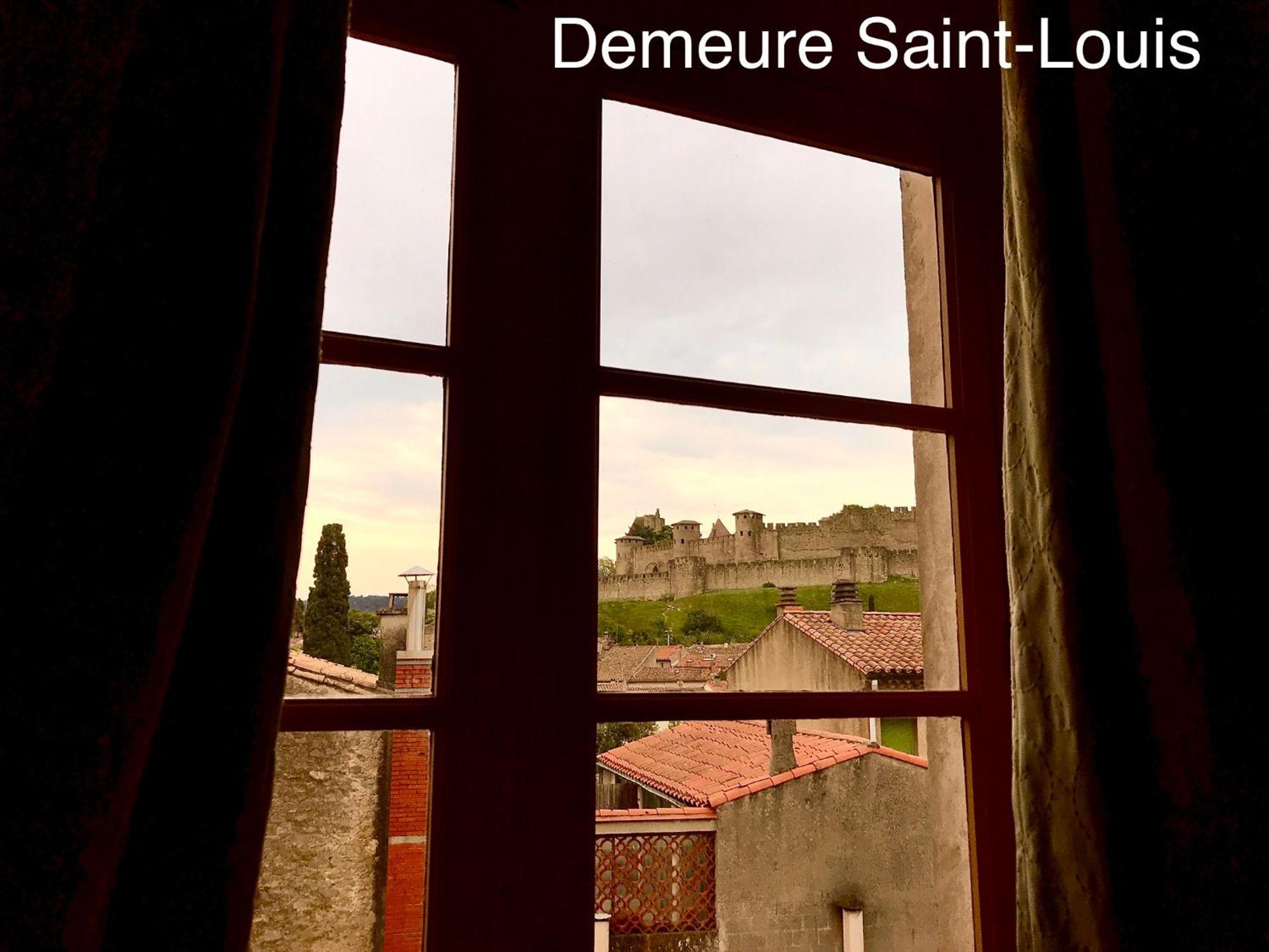 Demeure Saint Louis Historic Manor, City 700M, Parking,A C,Clim,Wifi, Heated Pool, City View Каркассонн Екстер'єр фото