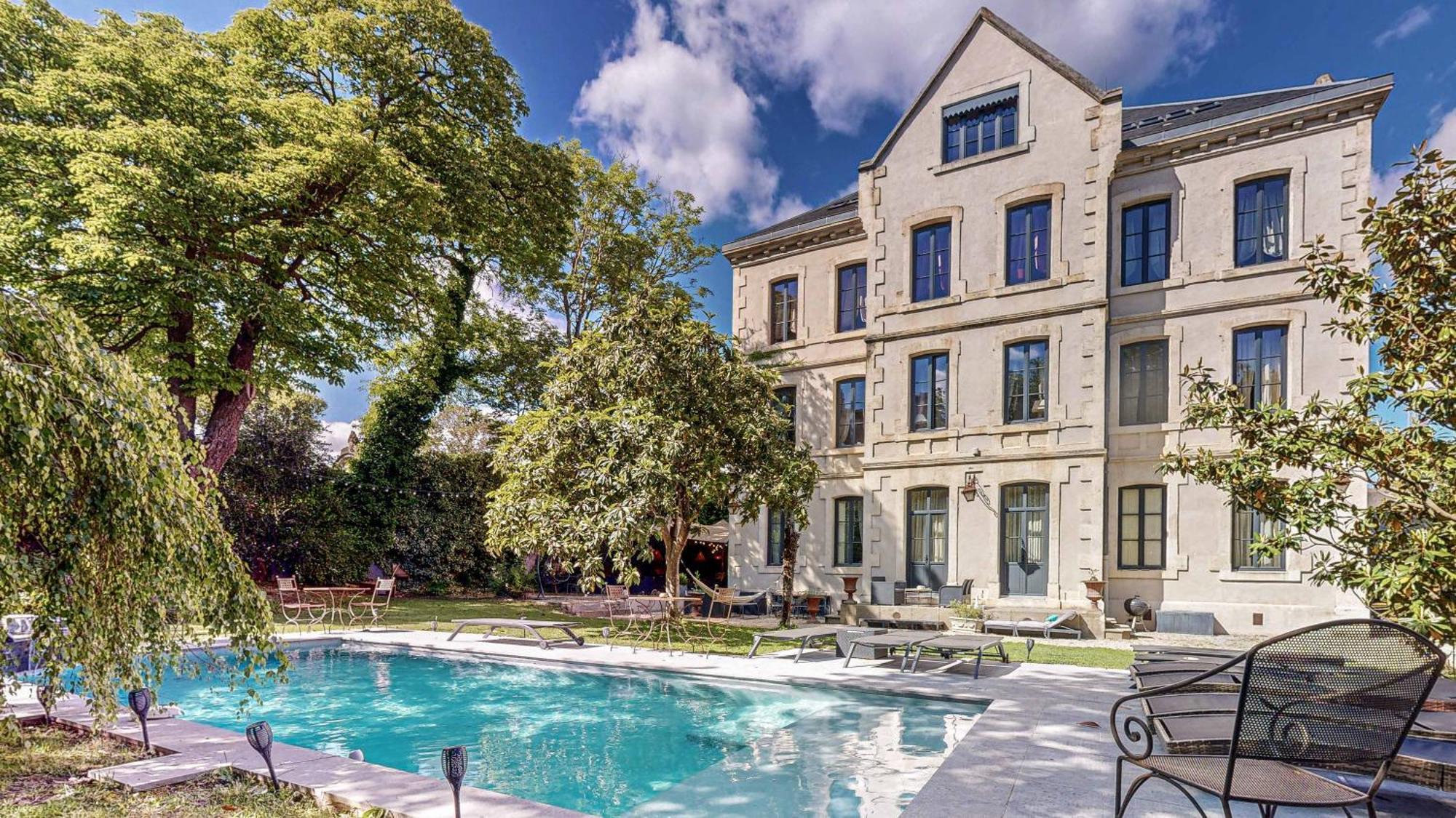 Demeure Saint Louis Historic Manor, City 700M, Parking,A C,Clim,Wifi, Heated Pool, City View Каркассонн Екстер'єр фото