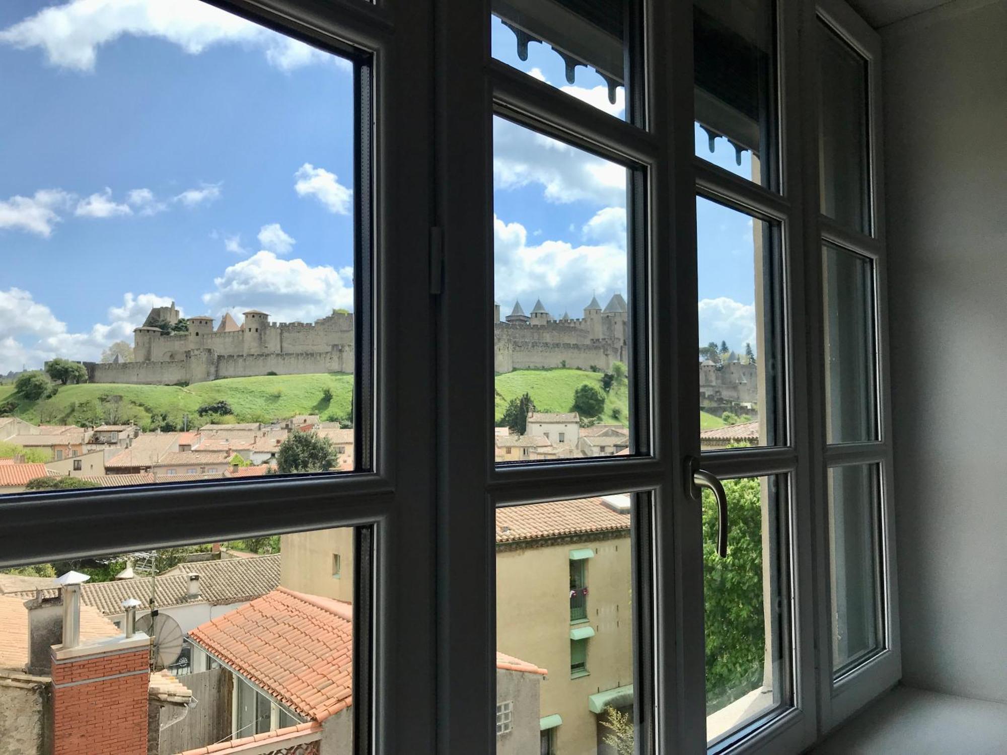 Demeure Saint Louis Historic Manor, City 700M, Parking,A C,Clim,Wifi, Heated Pool, City View Каркассонн Екстер'єр фото